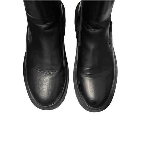 PRIMARK Moto Style‎ Women's Black Boots - Mid-Calf Size 7 Bold Fashion Statement - Picture 4 of 13